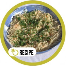 (Recipe) Spaghetti with EVOO, Chili and garlic
